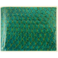 Genuine fish leather wallet FSW006 GL Green