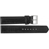 Genuine lizard leather watch band LWB001 Black