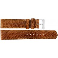 Genuine lizard leather watch band LWB001 Tan