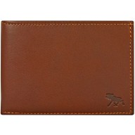 Genuine moose leather wallet MOOSEW117 Brown