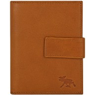 Genuine moose leather wallet MOOSEW207 Tan