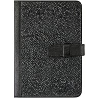 Genuine stingray leather passport cover NB20SA Black