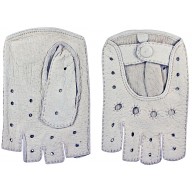 Genuine peccary leather gloves PECGL03 Beige
