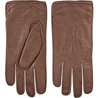 Genuine peccary leather gloves PECGL04 Brown