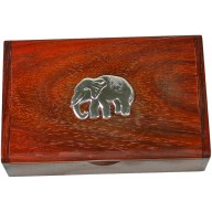 Rosewood with sterling silver inlay box RWBOX001