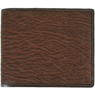 Genuine shark leather wallet SHARK2071 Brown