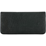 Genuine shark leather wallet SHARK2109 Black