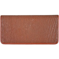 Genuine shark leather wallet SHARK2109 Cognac