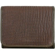 Genuine shark leather wallet SHARK2282 Brown