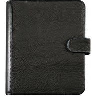 Genuine shark leather organizer holder SHARK2397 Black