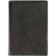 Genuine shark leather passport cover SHARK2553 Black