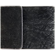 Genuine shark leather wallet SHWAL04 Black