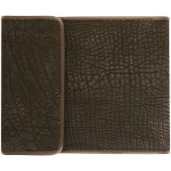 Genuine shark leather wallet SHWAL04 Brown