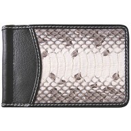 Genuine snake leather money clip SN2392