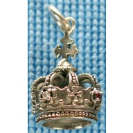 Sterling silver crown pendant SPENDANT004