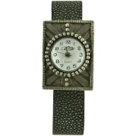 Fashion watch with stingray leather watch band STWAB1316-3 Black