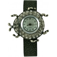 Fashion watch with stingray leather watch band STWAB356-2 Black