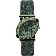 Fashion watch & stingray leather watch band STWACT08 Grey / Blue