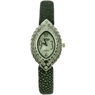 Fashion watch & stingray leather watch band STWACT24 Black