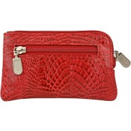 Genuine alligator leather card holder UCMC29 Red