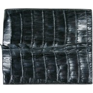 Genuine alligator leather wallet USCM7T08 Black
