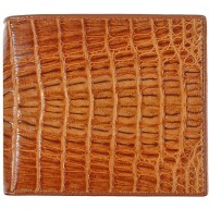Genuine alligator leather wallet USCM7T Tan
