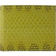 Genuine snake leather wallet USSN04 Yellow