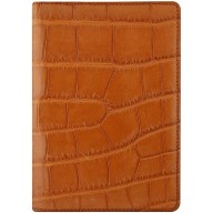 Genuine crocodile leather passport wallet WN02020 Safari