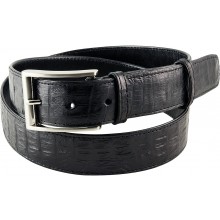 Genuine alligator leather belt 102CM2 Black