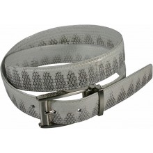 Genuine snake leather belt 102SN Bone