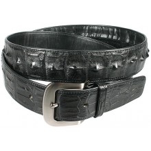 Genuine alligator leather belt 105CKP Black