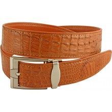 Genuine alligator leather belt 105CM2 Tan