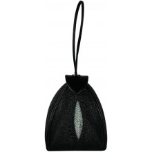 Genuine stingray leather bag A009-02 Black