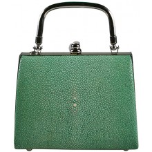 Genuine stingray leather bag A113SA Green
