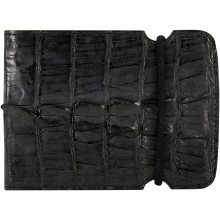 Genuine alligator leather cash cover ALCCOV02HB Black