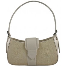 Genuine stingray leather bag AMB180 Beige