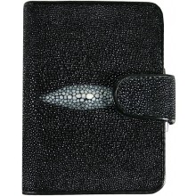 Genuine stingray leather wallet B012-01 Black