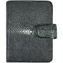 Genuine stingray leather wallet B012-01SA Black