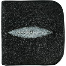 Genuine stingray leather wallet B020 Black