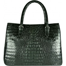Genuine alligator leather bag BCM189 Black