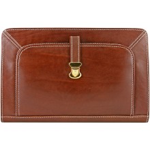 Genuine buffalo leather bag BGB134 Brown