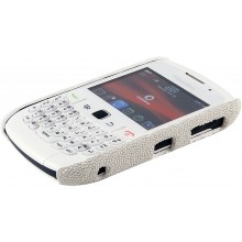 Genuine stingray leather BlackBerry case BLACKBERRY-CP01 White