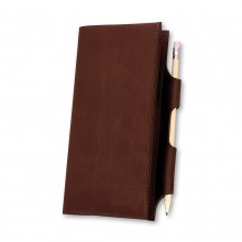 Premium cow leather handmade travel case EL-TK-3 Cognac