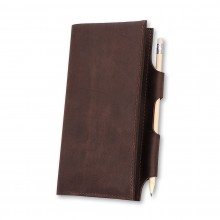 Premium cow leather handmade travel case EL-TK-3 Brown