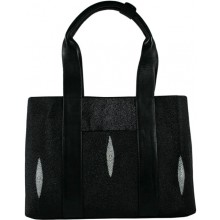 Genuine stingray leather bag BR919 Black