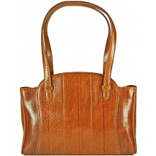 Genuine snake leather bag BSN82 Tan