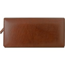 Genuine buffalo leather wallet BW15 Brown