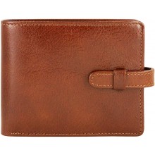 Genuine buffalo leather wallet BW2199 Brown