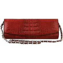Genuine crocodile leather clutch bag CBM20T Burgundy