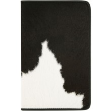 Genuine cow leather with hair on wallet CHPW03 Black / Brown / White